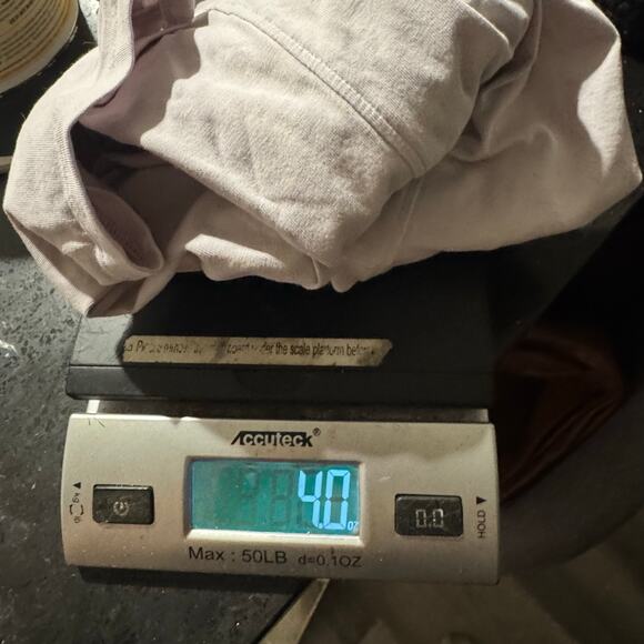 Lululemon Love Curved Hem Crewneck T-Shirt Lilac Ether Size 4 GUC Womens - Picture 9 of 9